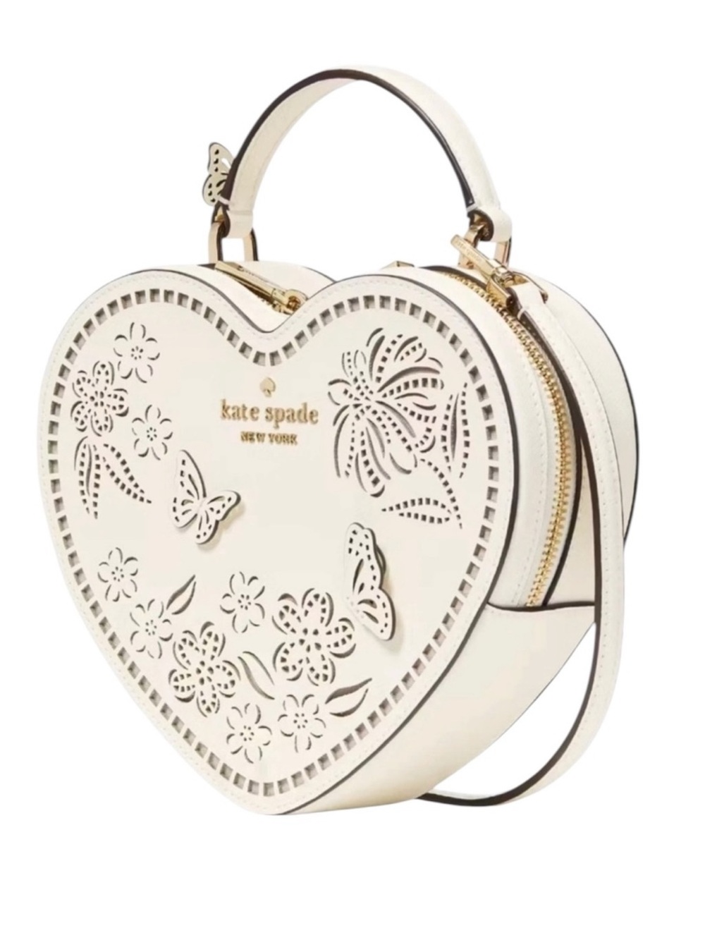 Kate Spade Love Shack Heart Crossbody NWT Sealed Saffiano Leather KL039 - Picture 4 of 12